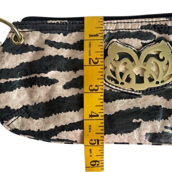 Carlos Santana Zebra Print Wristlet Clutch - Picture 9 of 10